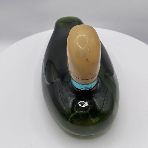 Vintage Avon Mallard Duck Green- Cologne Bottle After Shave Decanter Empty - Picture 3 of 5